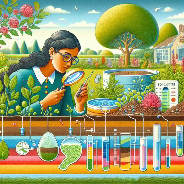 "Mayi Salt demonstrating how to get soil tested in a comprehensive soil health guide."