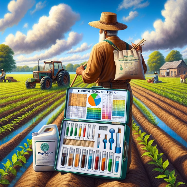 Maximize Your Crop Yield with Mayi Salt's Essential Soil Test Kit for