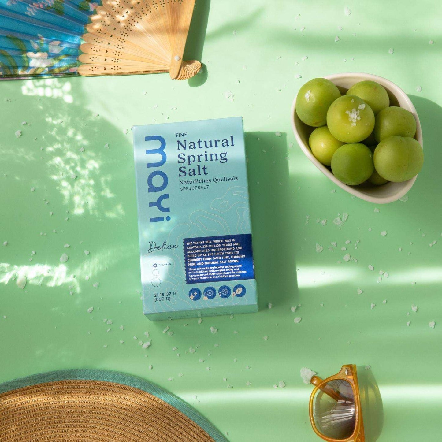 Natural Spring Salt (Fine) 600 gr