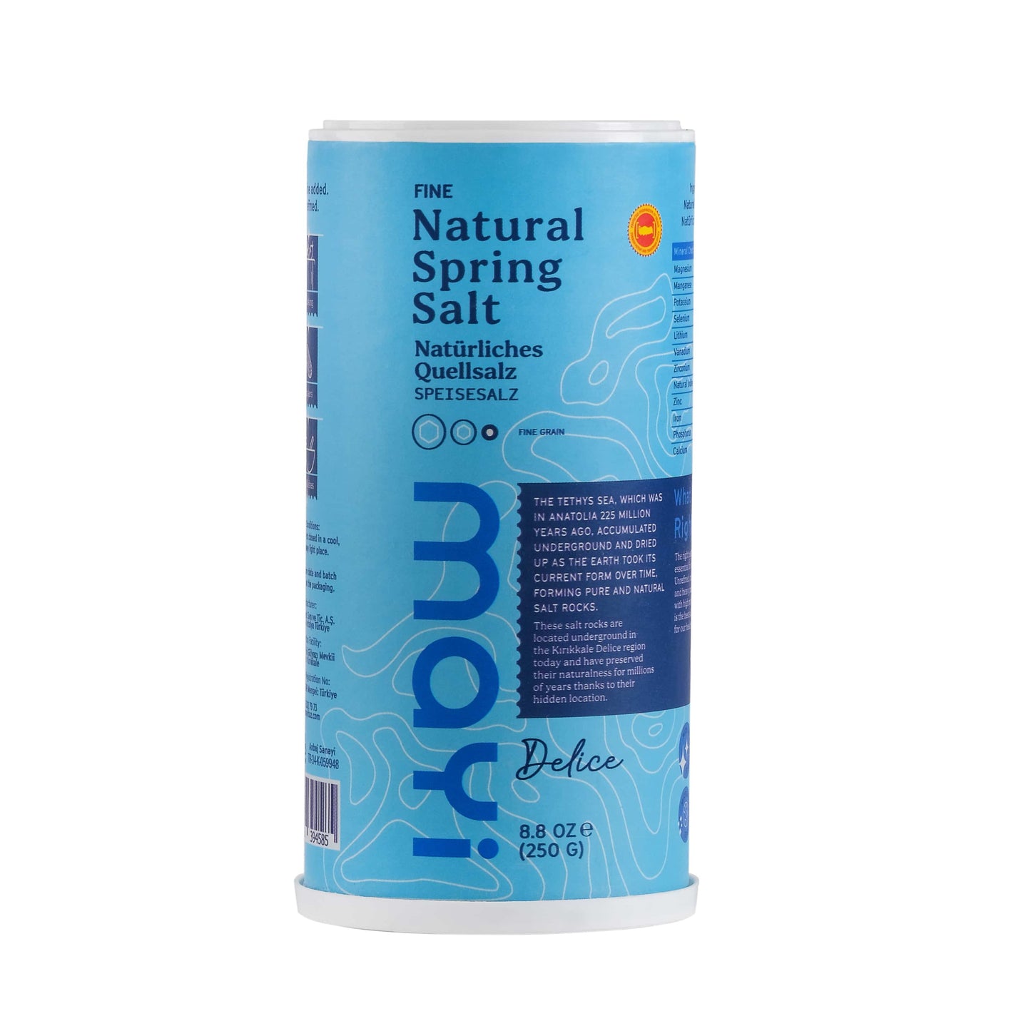 Natural Spring Salt (Fine) 250 gr