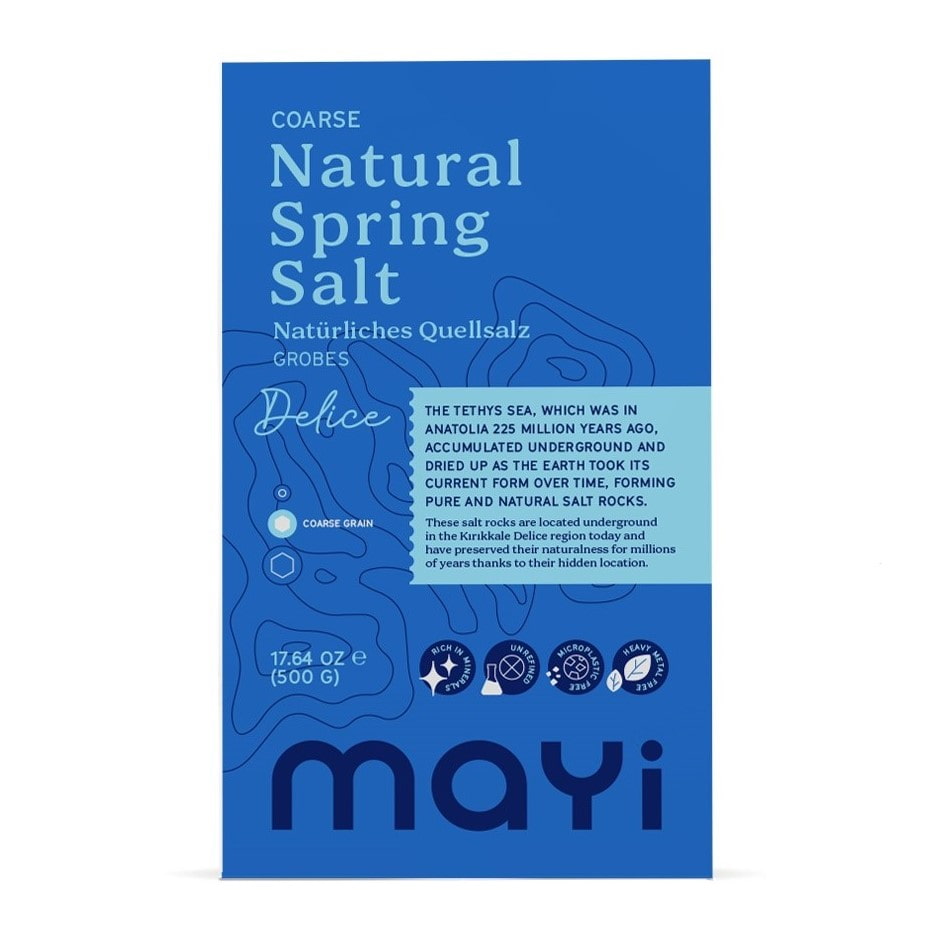 Natural Spring Salt (Coarse) 500 gr