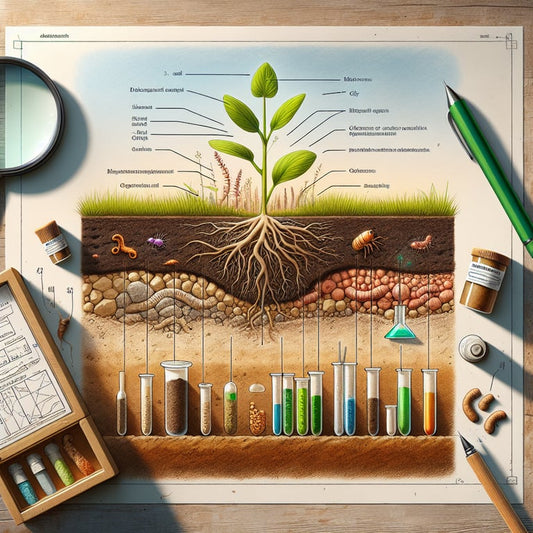 "Advanced Mayi Salt Fertilizer Test Kit demonstrating optimal soil health assessment for robust agricultural growth."