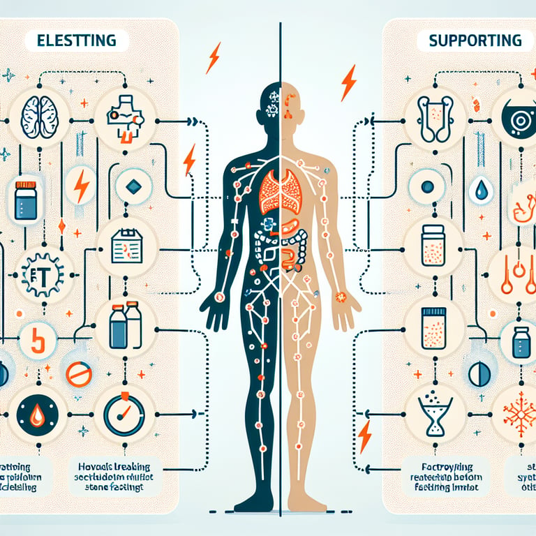 "Infographic illustrating the role of electrolytes in fasting and whether consuming them breaks a fast or supports it for the blog post on Understanding the Impact of Electrolytes on Fasting."