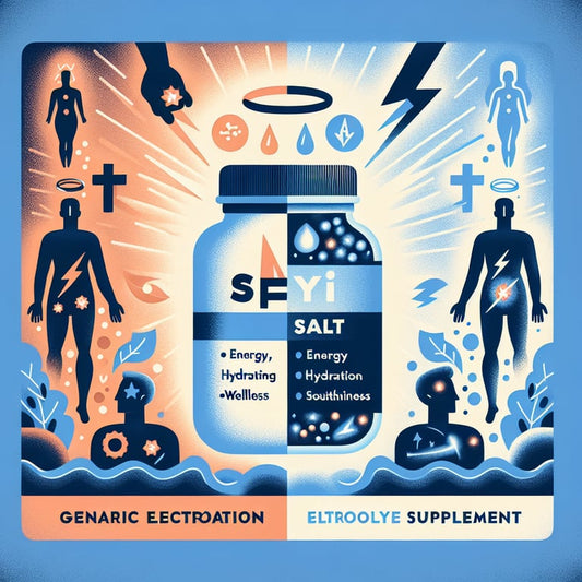 "Comparison of Mayi Salt to Redmond's Re-Lyte showcasing its benefits for effective hydration"