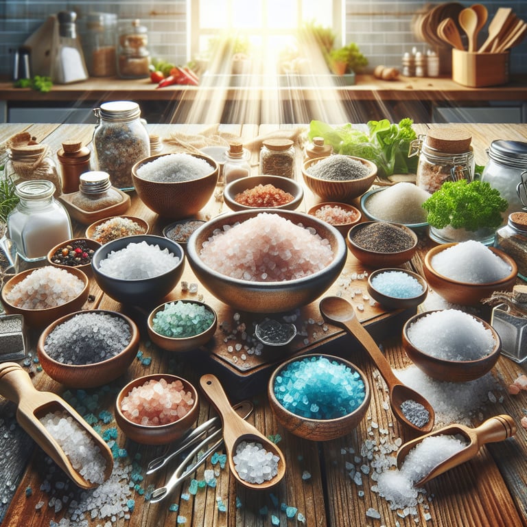 "High-quality yet affordable sea salt variety from Mayi Salt displayed for gourmet cooking to unlock flavor secrets."