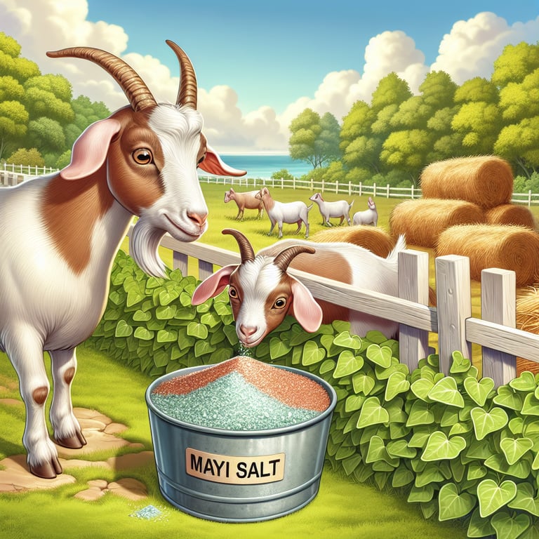 "Guide on measuring copper amounts for goat health to prevent over-supplementation with Mayi Salt"