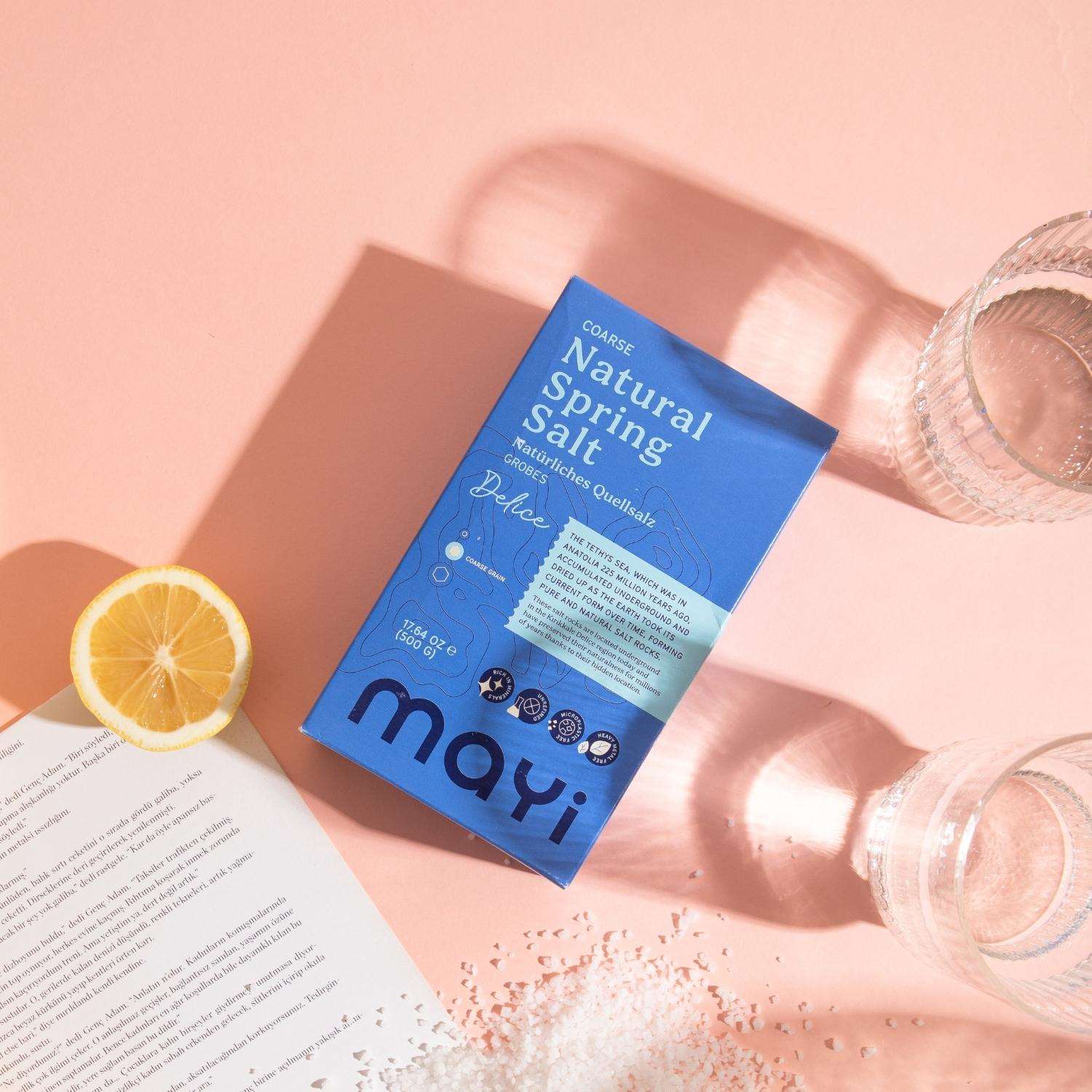 Natural Spring Salt (Coarse) 500 gr – Mayi Salt