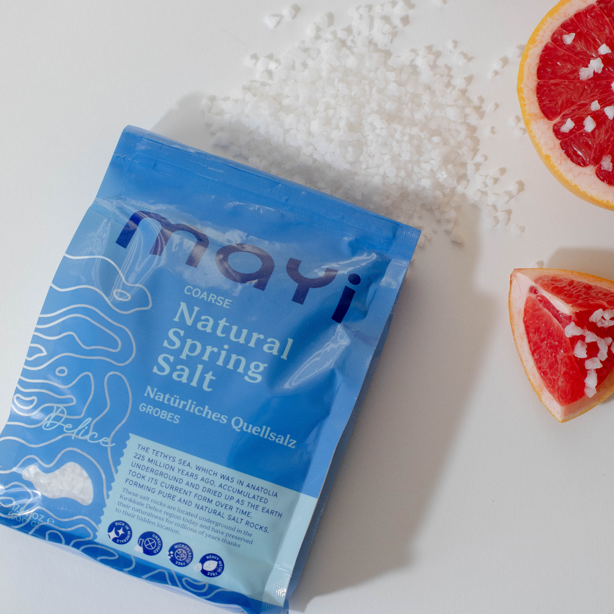 Natural Spring Salt (Coarse) 500 gr – Mayi Salt